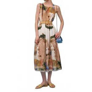NEW ASTRID ferragamo dress in cream